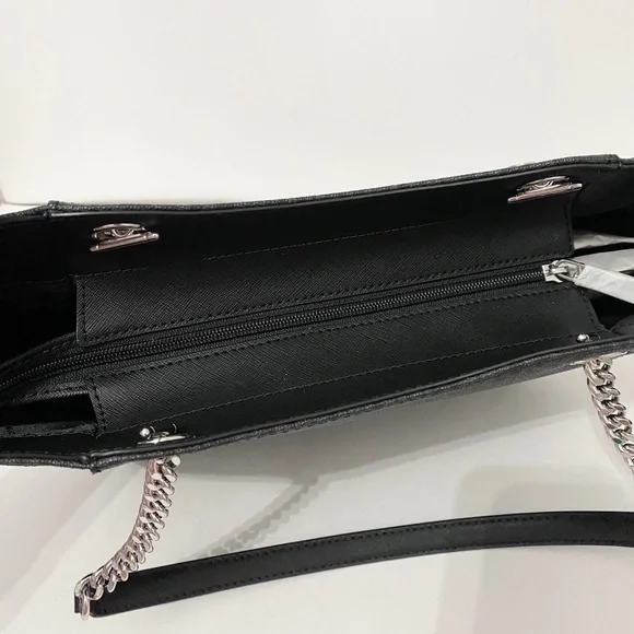 🆕☑️NEW☑️MK chain shoulder tote bag/shoulder bag🆕black - Picture 7 of 9